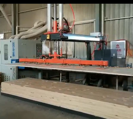 อัตโนมัติการดูดบรรจุอัดลดเครื่อง 300kg ความจุสายการประกอบแผ่นไม้