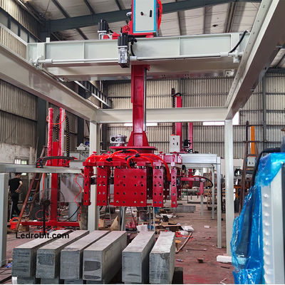 PLC ปกครองอุตสาหกรรม Palletizing โรบอต โมบาย Palletizer สําหรับการประหยัดแรงงาน
