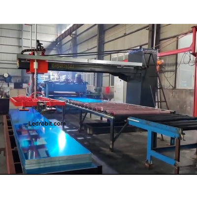 พื้นมาร์บอร์คอมแพคต์ อุตสาหกรรม Palletizer ด้วยทิศทางการขนส่งที่สามารถปรับแต่งได้